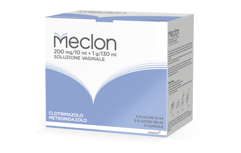 Confezione Meclon soluzione, still life